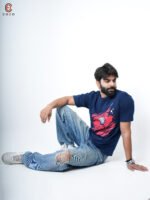 Iron Man Front Screen Print T-Shirt