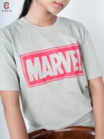 Marvel Front Print Half Sleeve T-Shirt For Women