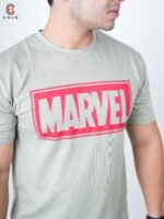 Marvel Front Print Half Sleeve T-Shirt