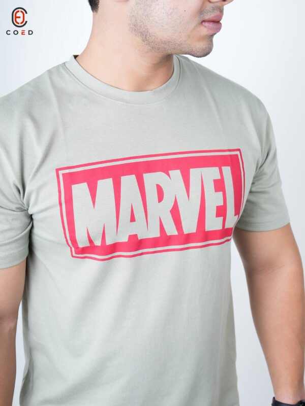 Marvel Front Print Half Sleeve T-Shirt