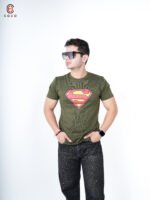 Man Of Steel Superman Front & Back Screen Print Tshirt