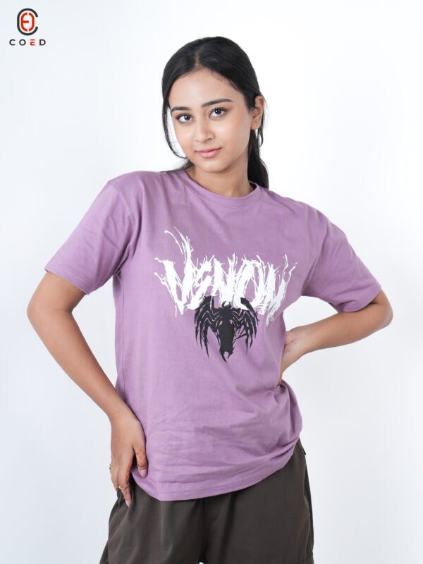 Venom Front Print T-Shirt For Women