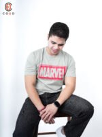 Marvel Front Print Half Sleeve T-Shirt