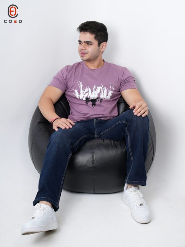 Venom Front Print T-Shirt