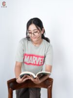 Marvel Front Print Half Sleeve T-Shirt For Women