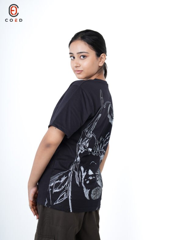 Batman Front & Back Screen print T-Shirt For Women