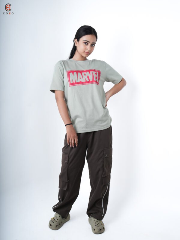 Marvel Front Print Half Sleeve T-Shirt For Women